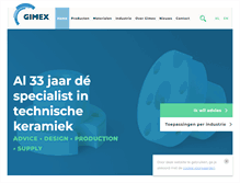 Tablet Screenshot of gimex.nl